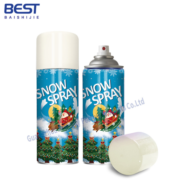 santa snow spray